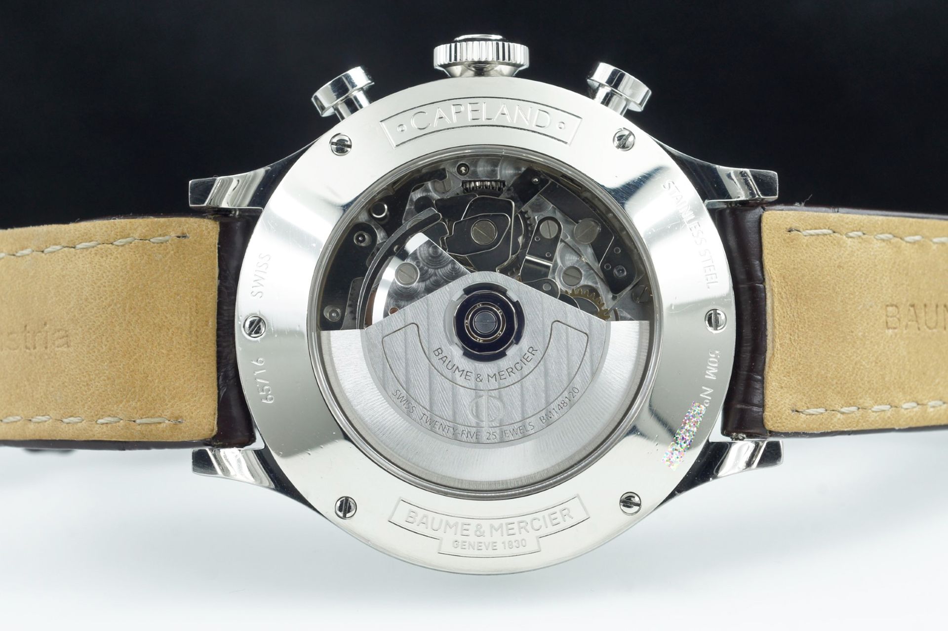 Baume & Mercier Capeland Chronograph blue dial MOA10065 / 65716
