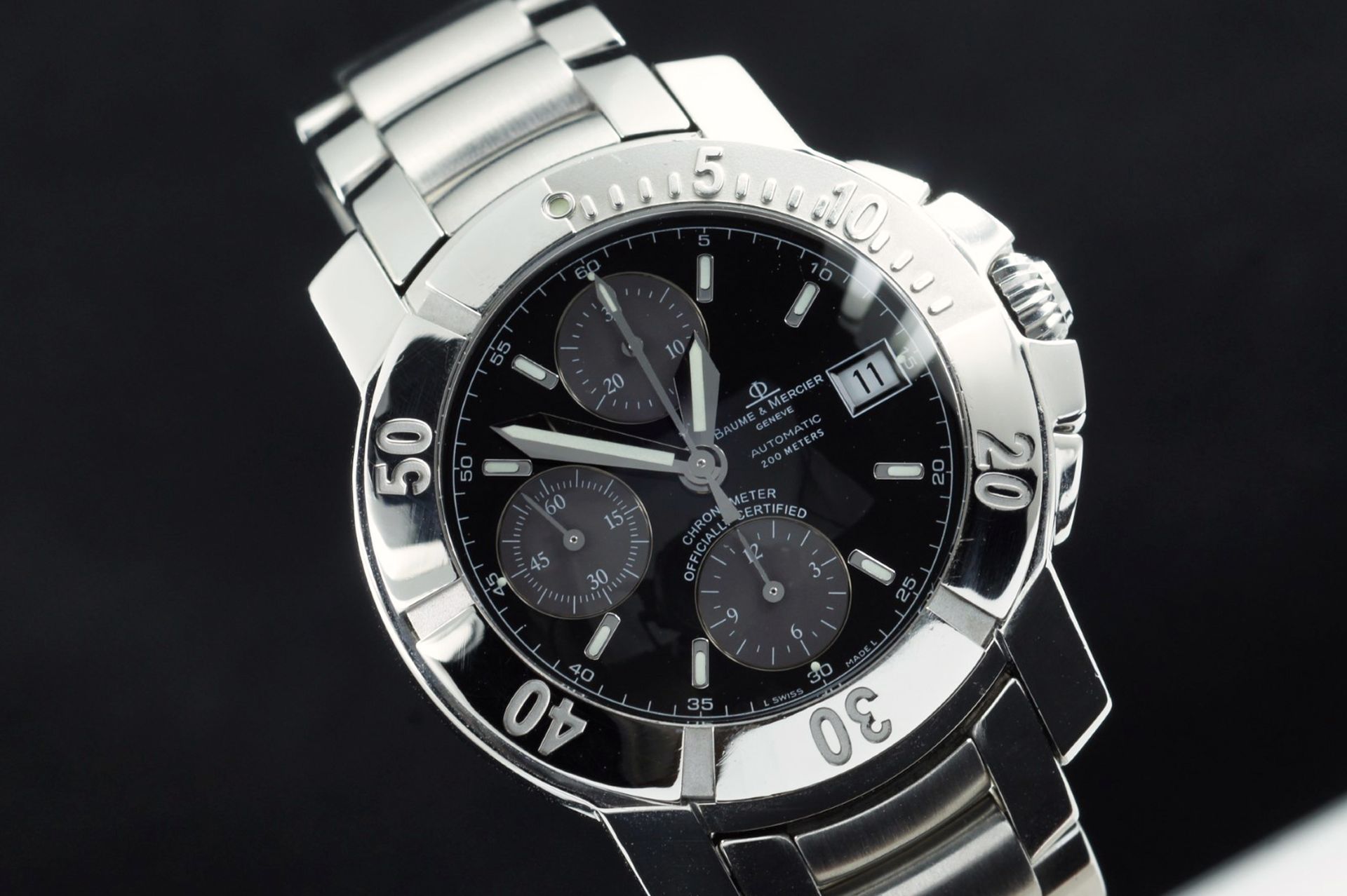 Horloge vooraanzicht: Baume & Mercier Capeland Chronograph 65352