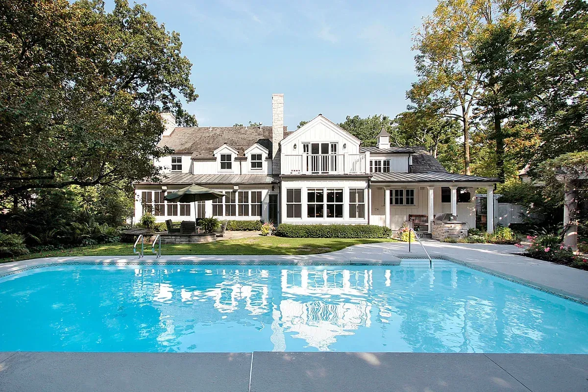 modern pool outdoor living space new jersey