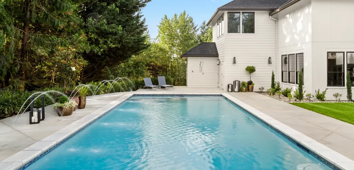 natural stone water feature landscaping