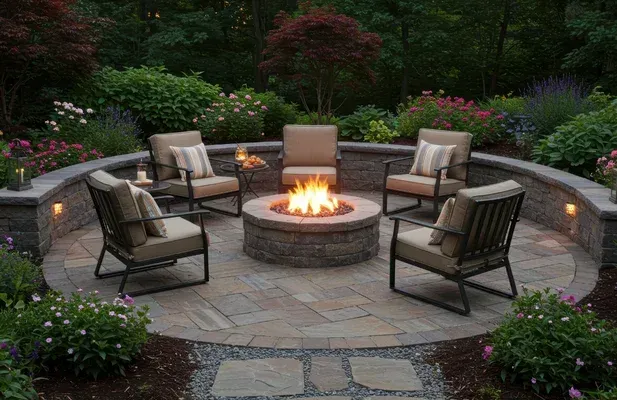 advantages of fire pit installation mount laurel nj