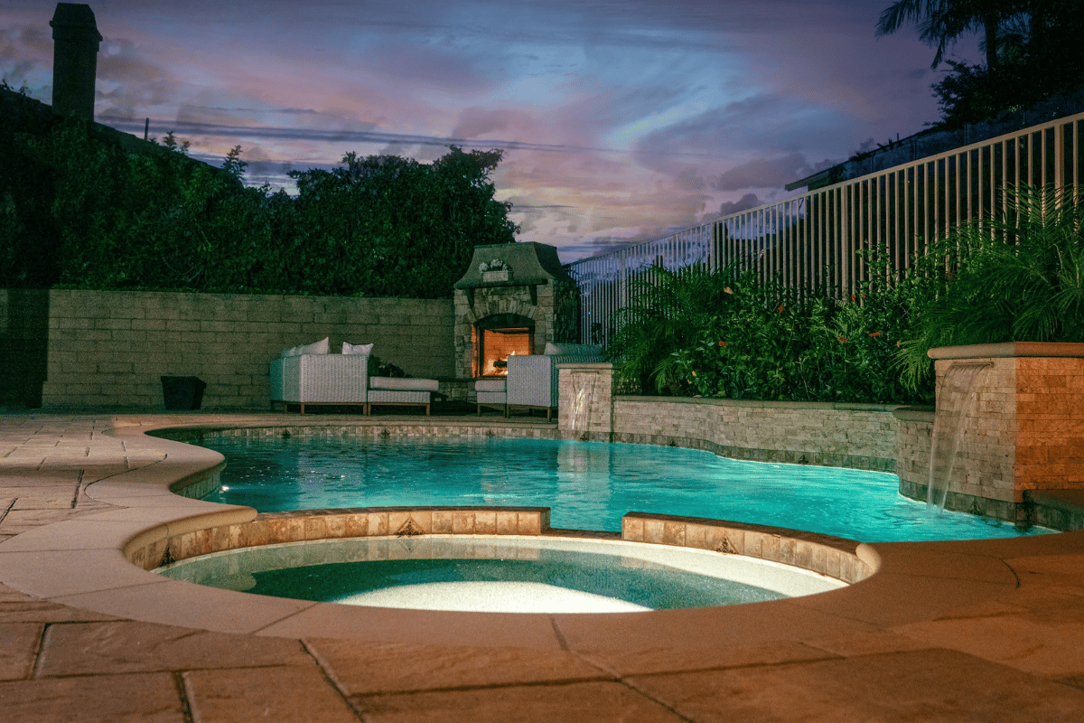 custom pool landscaping in mount laurel nj