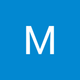 White letter “M” on a blue square background.