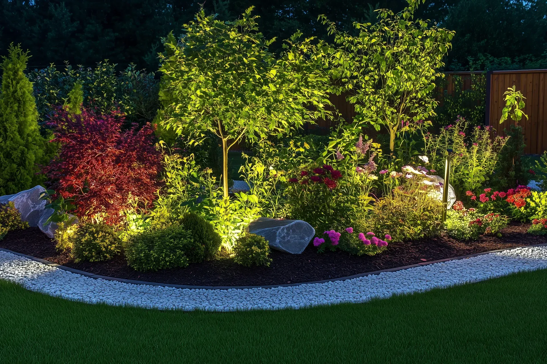 landscape lighting design services in mount laurel nj