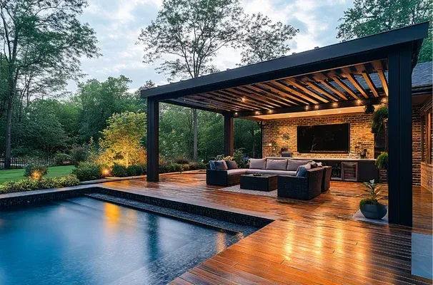 outdoor entertainment space process in mount laurel nj