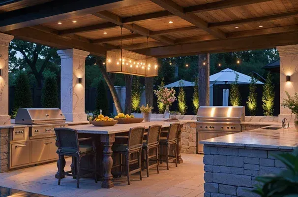 outdoor kitchen installation process in mount laurel nj