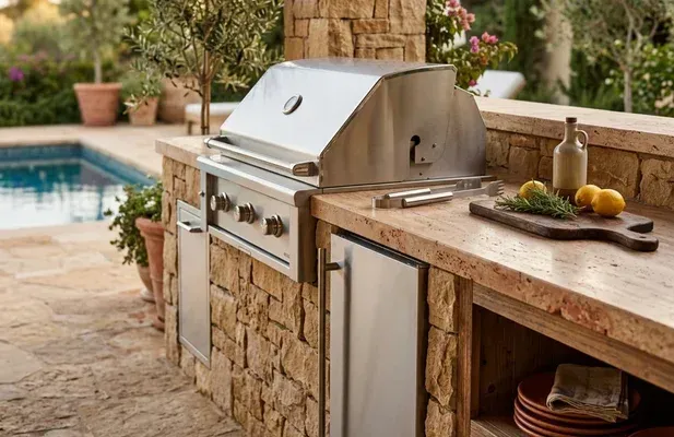 professional outdoor kitchen installation in mount laurel nj