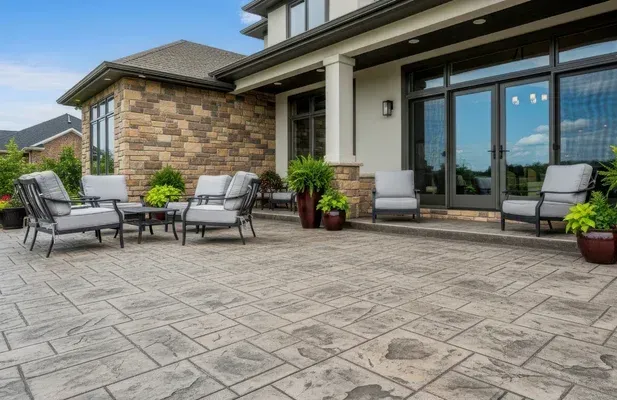 residential decorative concrete in mount laurel