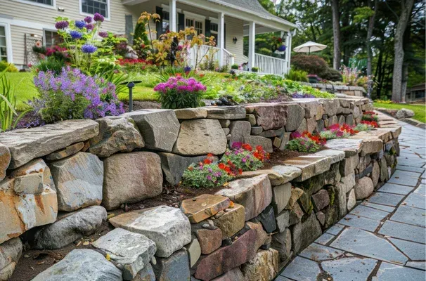 retaining walls design and construction in mount laurel