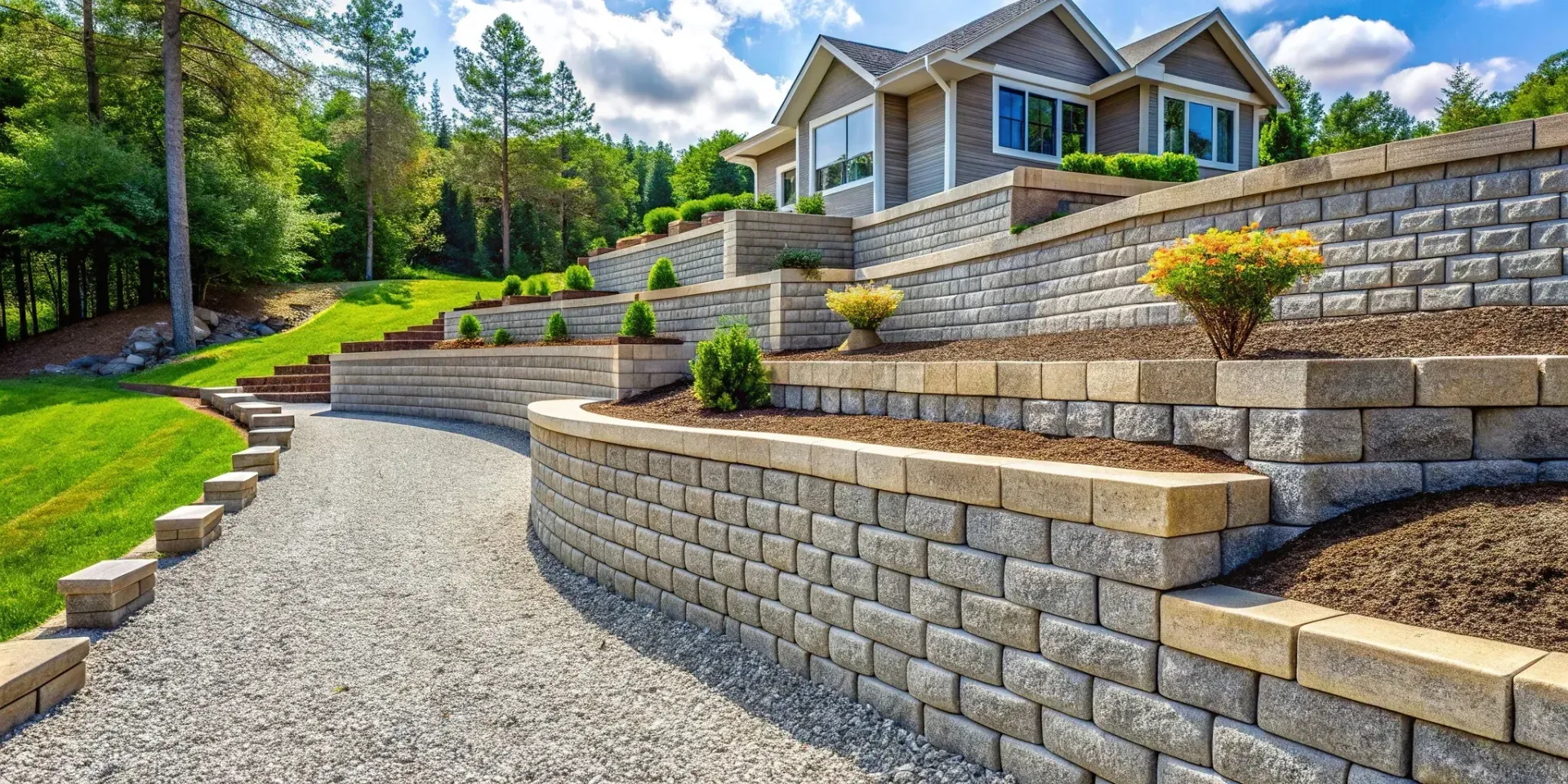 retaining walls in mount laurel nj