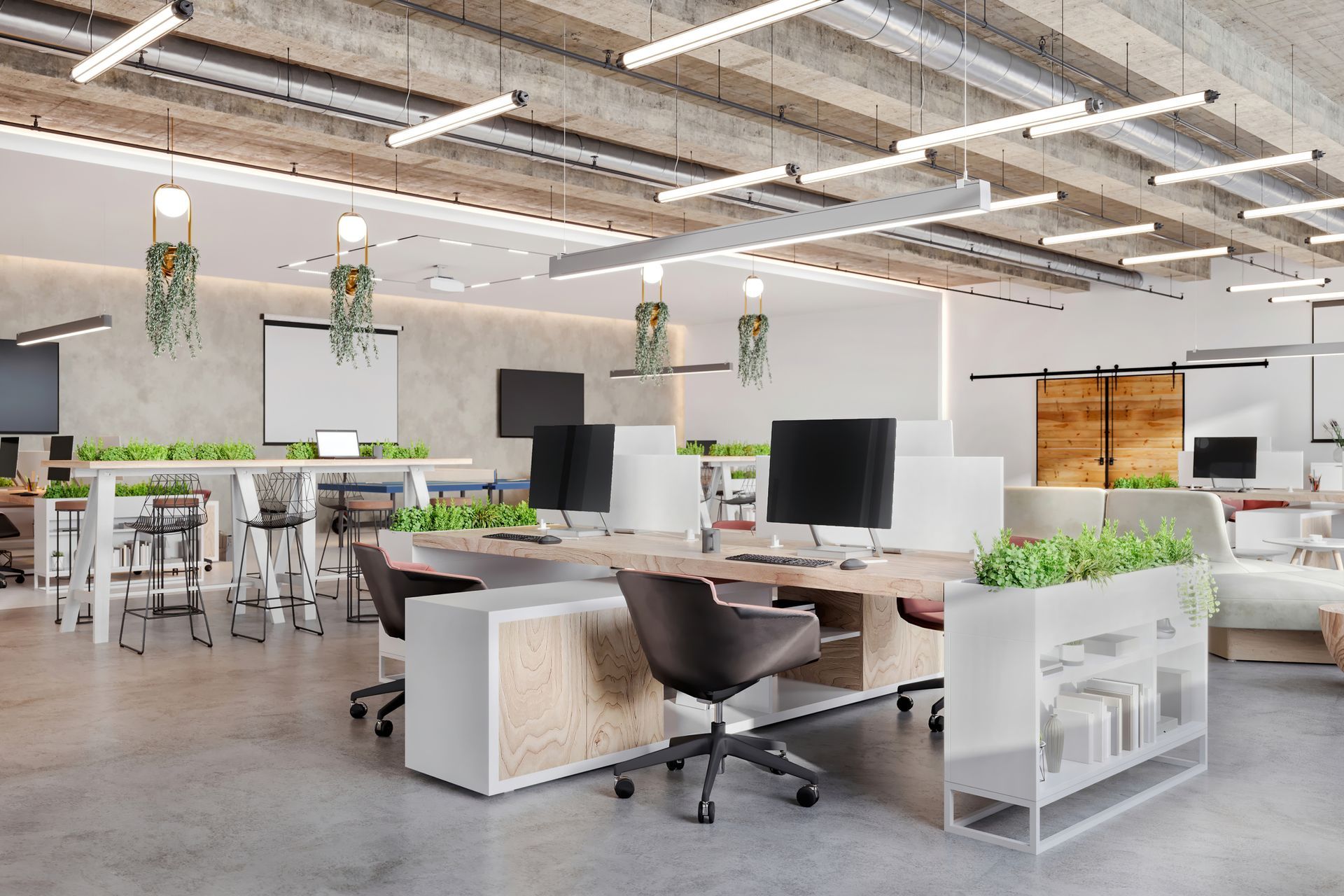 Modern Commercial Office Lighting
