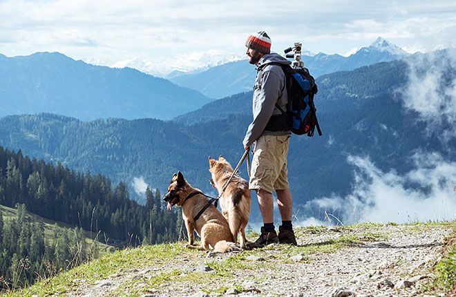 Hiking with your dog in Colorado.