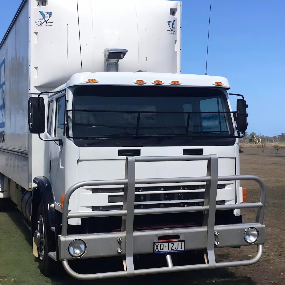 A White Moving Truck — Dunford Removals in Qunaba, QLD