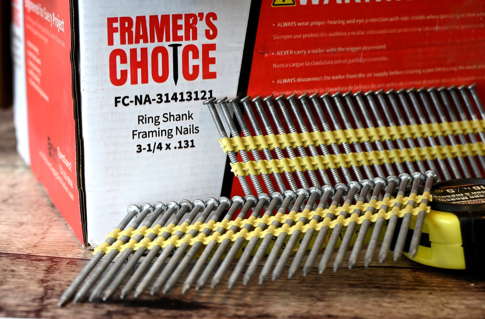 FRAMER'S BEST CHOICE FRAMING NAILS 21°