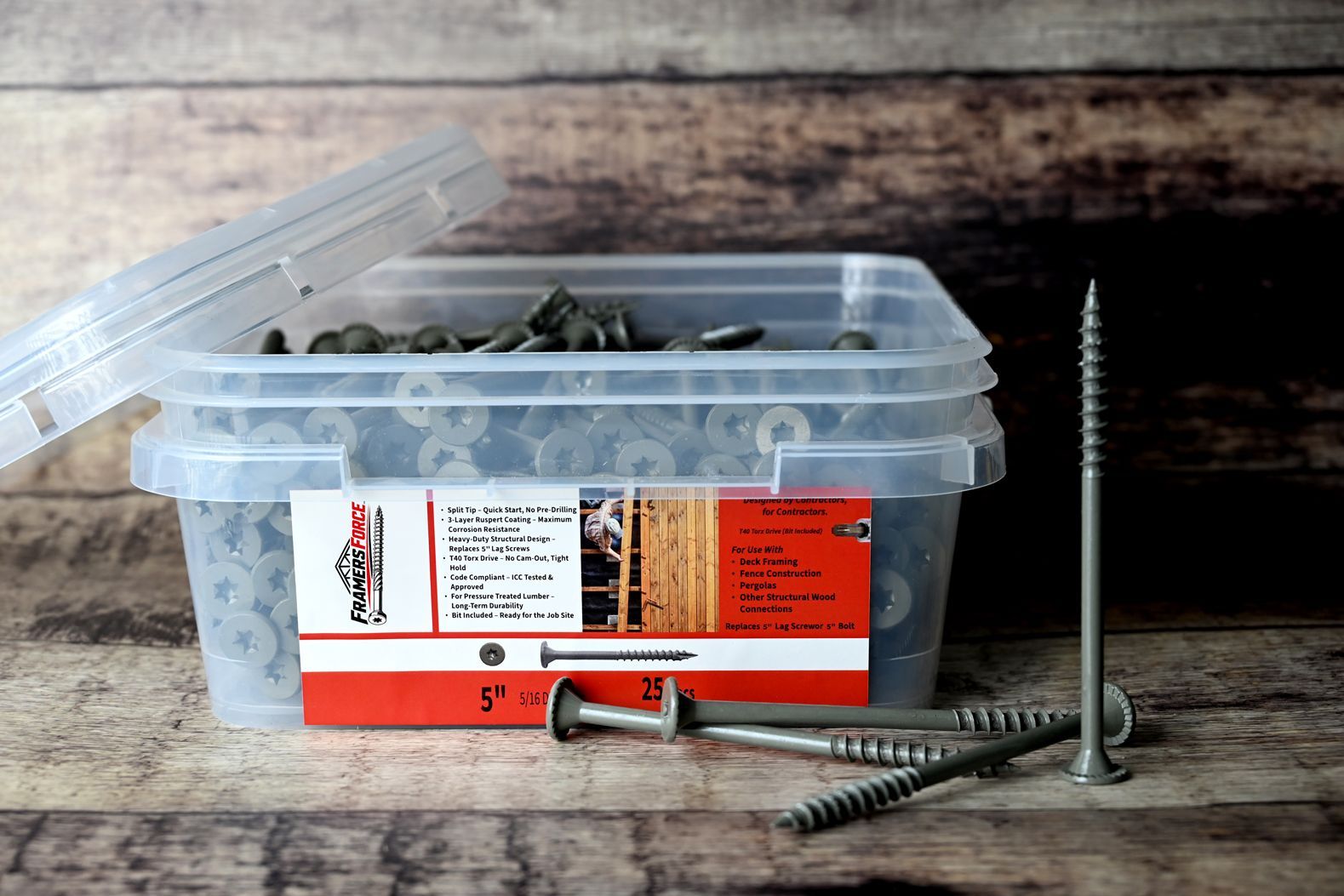 Framer's Force™ Structural Wood Screws — 5