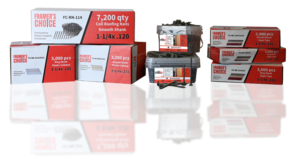 Red and white battery boxes and a portable generator displayed on a white background
