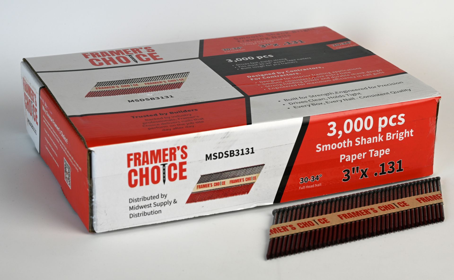 Smooth Shank Bright Framing Nails — 3