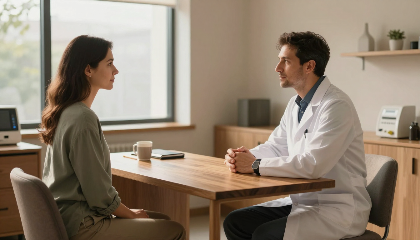 Patient consultation with Dr. Nario