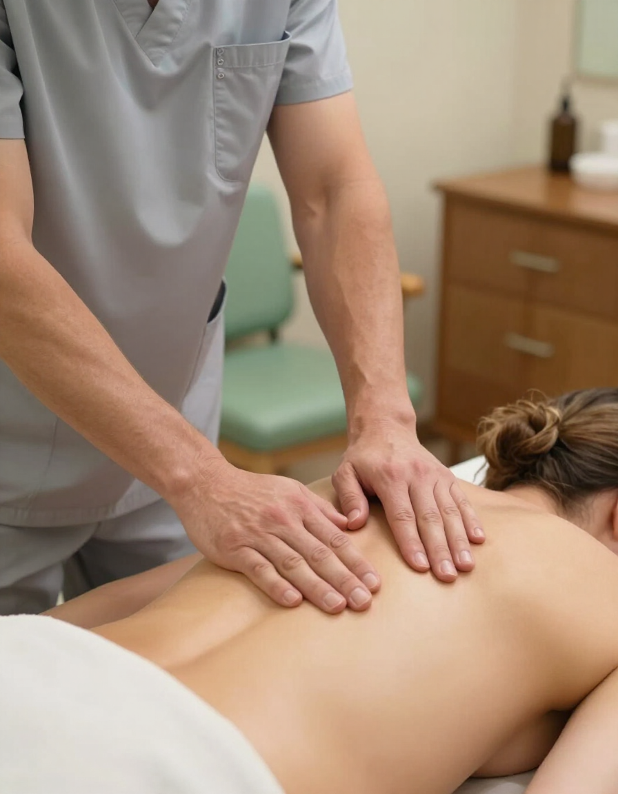 Chiropractic spinal adjustment
