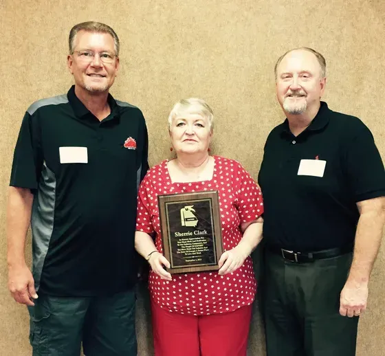 GAFSED Presents Plaque of Appreciation to Sherrie Clark