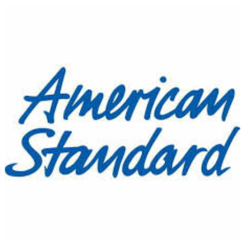 The american standard logo is blue on a white background.