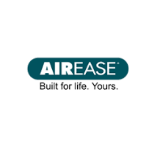 A logo for airease built for life yours