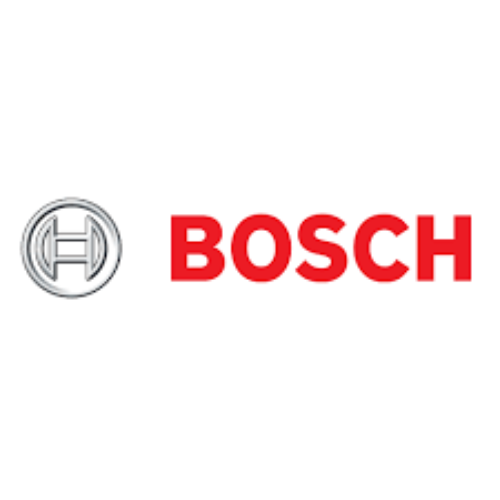 A bosch logo on a white background