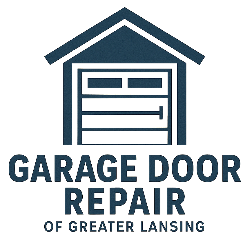 It is a logo for a garage door repair company.