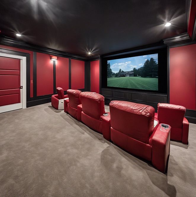 Finished Theater Room