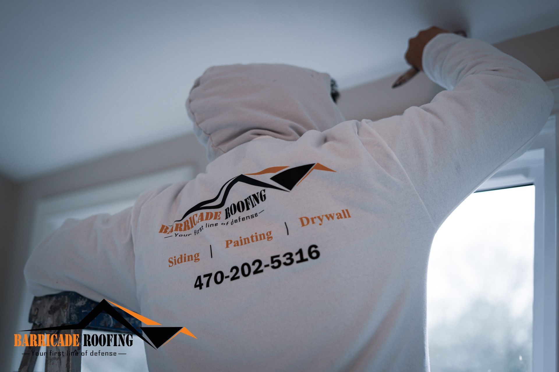 Interior Painting Barricade Roofing