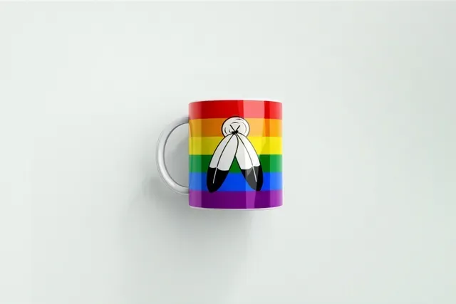 No More Stolen Sisters white mug