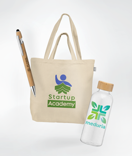 Promotional bags and drinkware