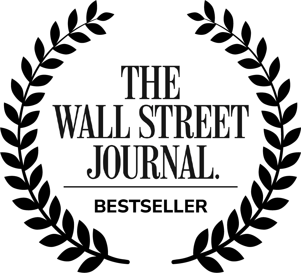 a black and white logo for the wall street journal bestseller