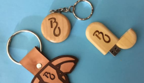 laser engraved keychain