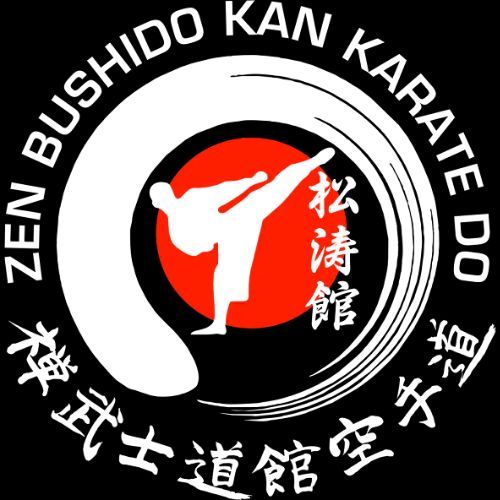 A logo for zen bushido kan karate do