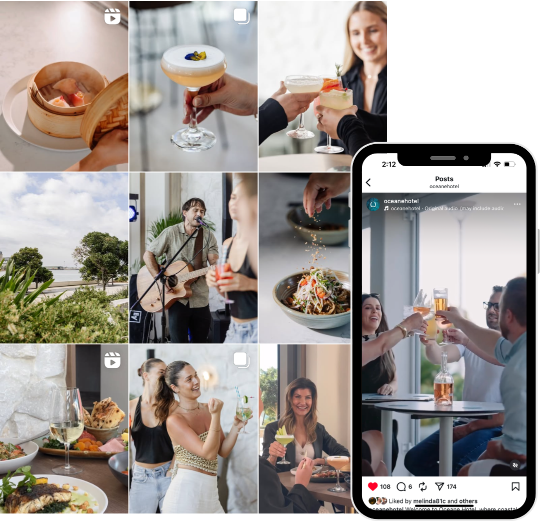 An example of our social media management, photography and graphic design services for Merewether Surfhouse. 