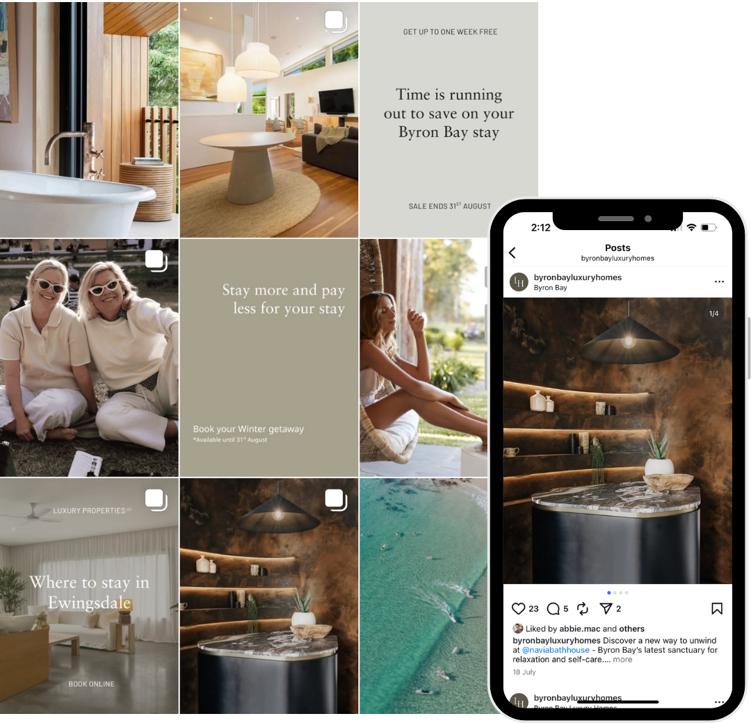 An example of our social media management, photography and graphic design services for Merewether Surfhouse.
