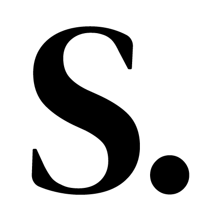 A black icon logo for Soqual Creative Agency on a transparent background.