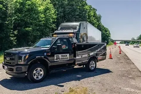 TA Roadside Assistance crew locating a professional driver in need