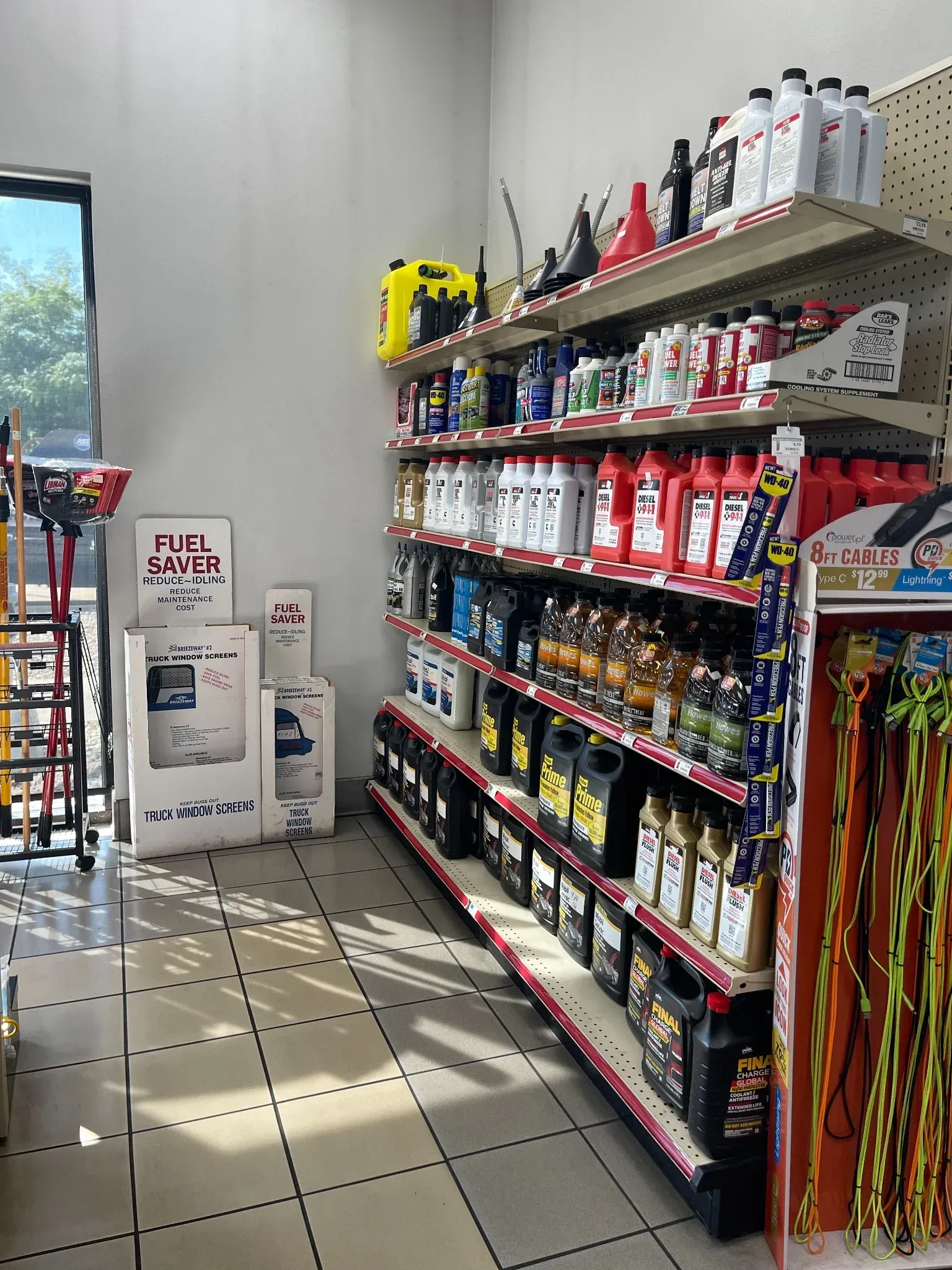 TA Janesville Truck Service has a large inventory of automotive fluids and semi-truck care products.