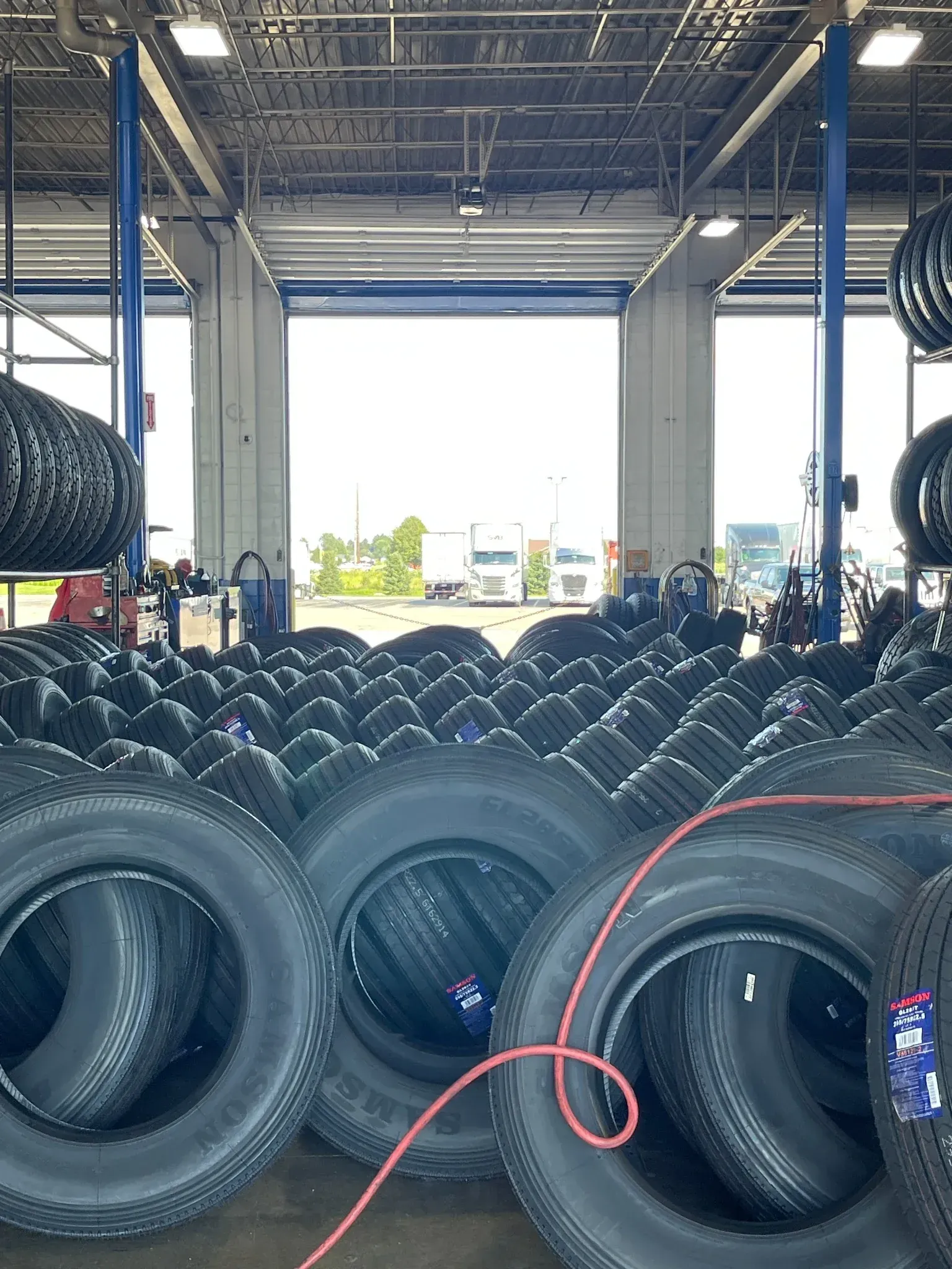 TA Janesville has a large inventory of tires for commercial trucks traveling through southern Wisconsin.