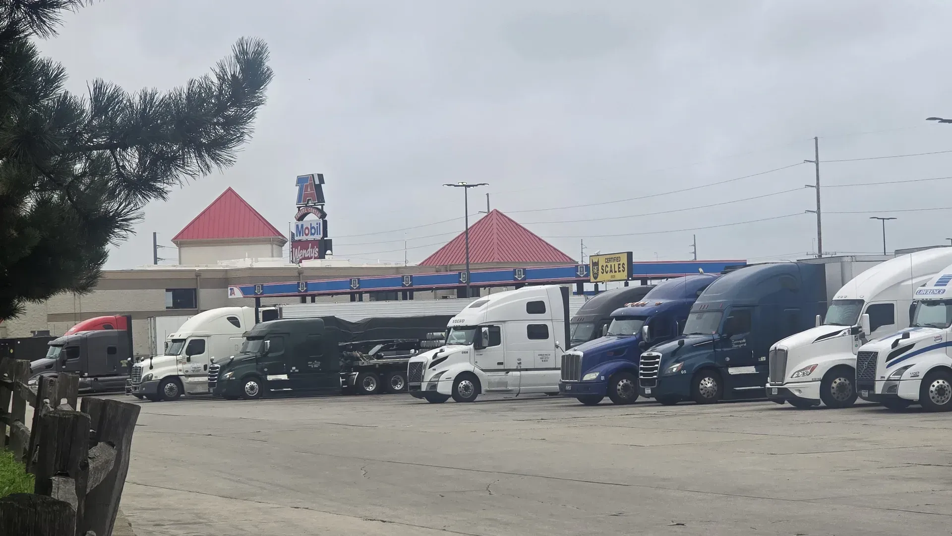 Certified CAT Scales at the TA Janesville Truck Stop in Janesville, WI .