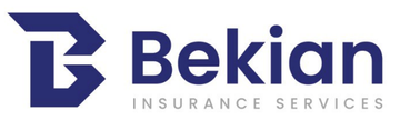 Bekian Insurance Services logo in navy blue text and icon on a white background