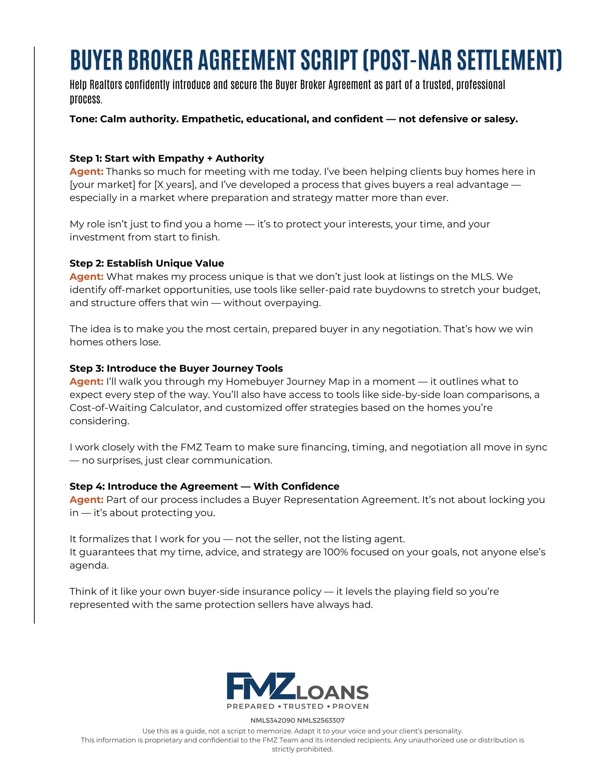 Buyer Script Flyers Image