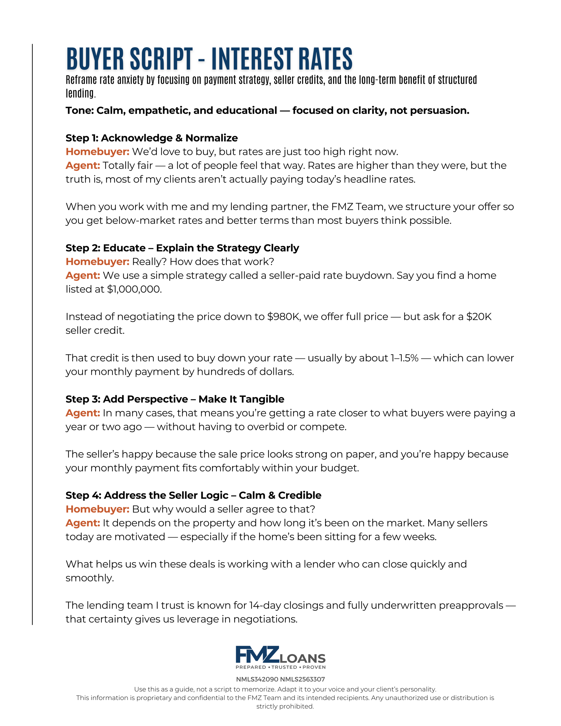 Buyer Script Flyers Image