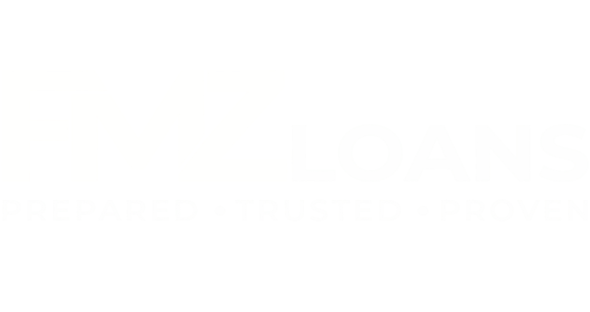 Logo for FMZ LOANS in white text on a dark blue background with the tagline 