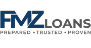 A logo featuring the text "FMZ LOANS" in dark blue and grey, with the tagline "PREPARED • TRUSTED • PROVEN" below in grey.