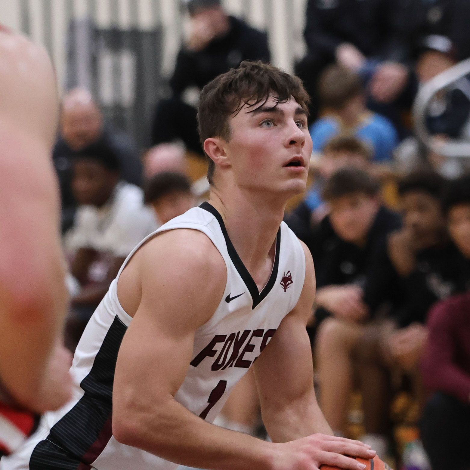 Gabe Heiges, focused during a game