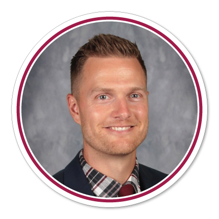 School head shot of smiling Joe Blum
