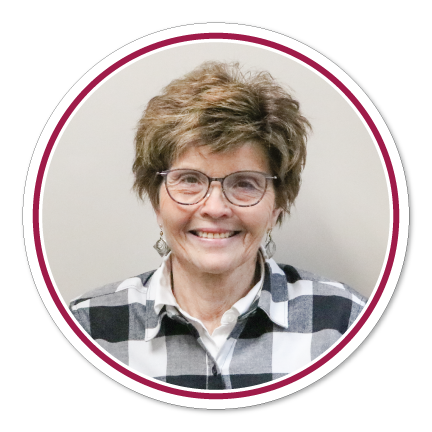 School head shot of smiling Gloria Knoll